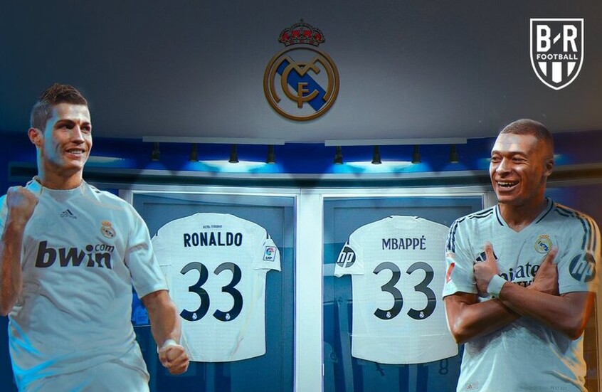 مبابي يعادل رقم كريستيانو رونالدو في ريال مدريد