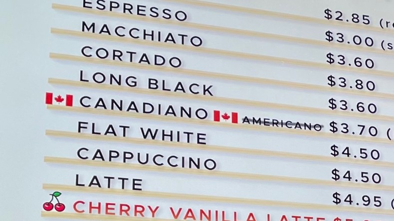 Café «à la canadienne» : les propriétaires de cafés répondent à Trump par un «Canadiano» au lieu d’un «Americano»