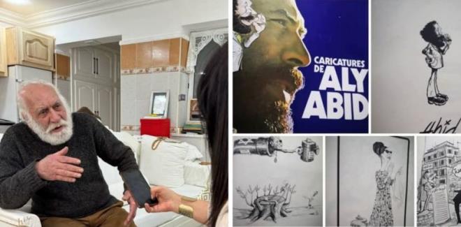 Rencontre avec Aly Abid: Un coup de crayon, une griffe d’un maître, à l’honneur dans une exposition rétrospective dédiée à la cause palestinienne